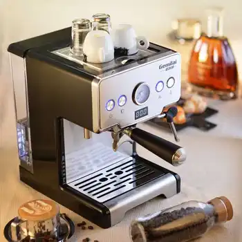 15bar Kaffemaskine Espresso Maskine Semi-automatisk Pumpe Cappuccino Mælk Skum Maskine italienske Kaffemaskine