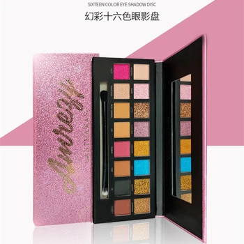 16 Neon Farve Pigment Eyeshadow Shimmer Palette Mat øjenskygge Skønhed Produkt Farverige Kosmetik Makeup Pallete