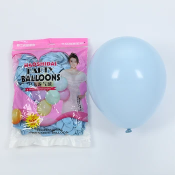 175pcs Macaron Blå Sølvfarvet Metallic Balloner Arch Kit Baby Shower, Baby Ballon Fødselsdag, Bryllup Part Indretning Børn Globos