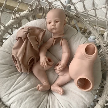 17inch Reborns Dukke Kit Umalet Babyer Dukke Kit med Hovedet Fuldt af Lemmer og Krop Klud, Håndlavet Skimmel Set DIY Realistisk Toy