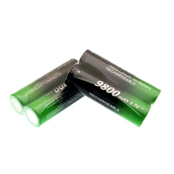 18650 Batteri af Høj Kvalitet 9800mAh 3,7 V 18650 Li-ion batterier, Genopladelige Batteri Til Lommelygte Torch + Gratis fragt
