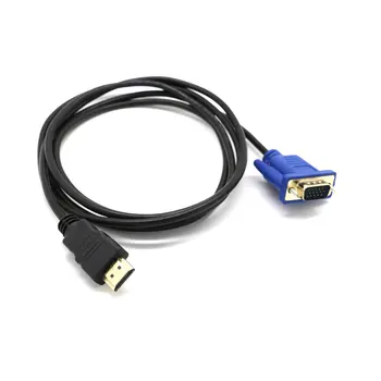 1M HDMI-kompatibel med VGA (D-SUB Føre Til TV, PC, Computer Varige Video-Annonce Ter Kabel Mandlige Video Ad Ter Kabel
