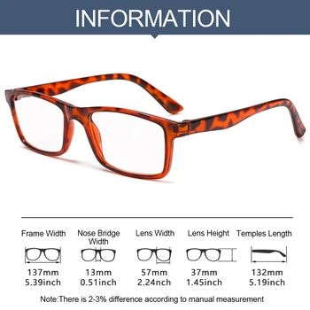 1PC Mode Briller til Læsning Ultralette Bærbare PC Ramme Presbyopic Briller Vision Care High-definition Briller +1.0~+4.0