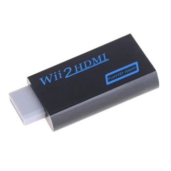 1PC Til Wii HDMI-kompatibel Adapter Konverter Støtte FullHD 1080P 720P 3,5 mm Audio For Wii2HDMI Adapter Til HDTV Ny