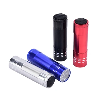 1Pc Gel Negle Tørrer i UV-Lampen Bærbare Mini-9 LED Lommelygte Til Nail Gel Hurtigt Tør Kur Nail Art Tørretumbler Værktøjer