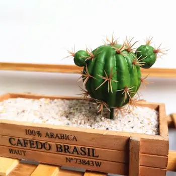 1Pc Skum Kunstige Kaktus Sukkulent Plante, Bonsai Kontor, Skrivebord Home Party Indretning Kunstige Kaktus