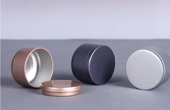 1Pc Vandtæt Tin Beholdere opbevaringsboks i Metal Lufttæt Lugt Beholder Aluminium Urt Stash Tea Forseglet, Kan Køkken Gadget
