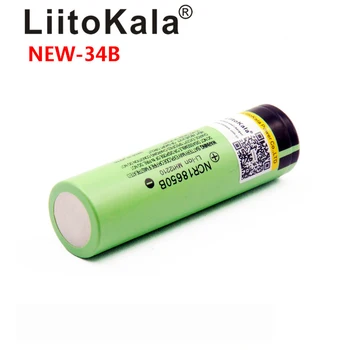 1STK LiitoKala Ny, Original NCR18650B 3,7 v 3400 mah 18650 Genopladeligt Lithium Batteri For Lommelygte batterier