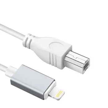 1m 8Pin adapter til USB type B adapter OTG kabel-mand til mand til iPhone iPad til elektronisk musikinstrument, audio interface,