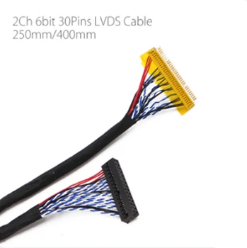 1stk God Kvalitet LVDS Kabel-FIX-30P-S6 30pin Dobbelt 2-kanal 6-bit Dual 6bit LCD-Panel Tv med Kabel-Line
