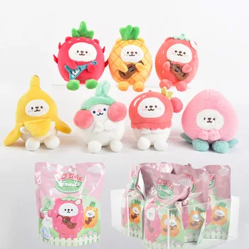 1stk Japan Islandske Elsker Frugt Serie Blind Tasker Plys Vedhæng Nøglering Toy Clamshell Dukke 9cm Farve Tilfældigt Wj04