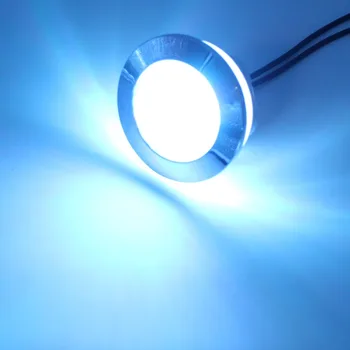 1stk X vandtæt RGB undervands LED Boblebad Lys LED spabad lys hul størrelse 65mm LED liner pool lys LED badekar lys spa