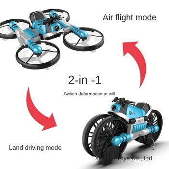 2,4 G Deforme Motorcykel Folde Quadcopter Drone Fjernbetjening Antenne Drone Fjernbetjening Fly