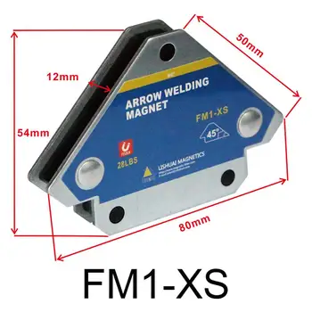 2 STK/Sæt Magnetiske Svejsning Indehavere Multi-vinkel Pil Magnet Svejse Fixer Positioner Ferrit Holde Ekstra Locator Værktøj