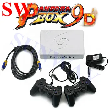 2 Spillere Trådløse version Pandoras Box 9D 2500 i 1 bundkortet HD/VGA-udgang + Gamepad Sæt USB-tilslut joypad 3D-spil Tekken