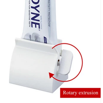 2 Størrelser Rullende Tube Tandpasta Squeezer Dispenser Tandpasta Sæde Holder Stand Roller Badeværelse Tilbehør Sæt I Høj Kvalitet