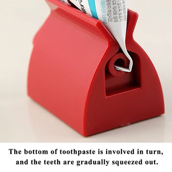 2 Størrelser Rullende Tube Tandpasta Squeezer Dispenser Tandpasta Sæde Holder Stand Roller Badeværelse Tilbehør Sæt I Høj Kvalitet