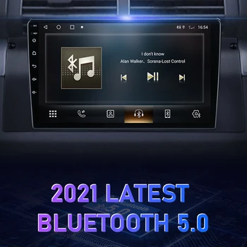2 din Android 10 Bil Radio Mms Video-Afspiller, GPS Navigation til BMW 5 E39 E53 X5 1995-2001 2002 2003 2004 2005 2006 Stereo