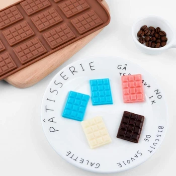 2 stk Silikone Bryde ud Chokolade Forme - Candy Protein og Engery Bar Skimmel