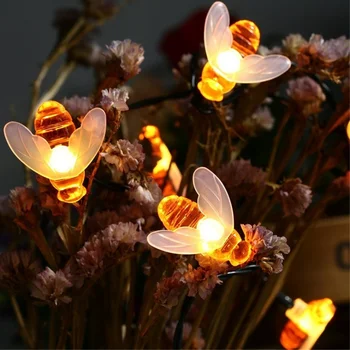 20/50 Led Solar Powered Søde Honning Bee String Lys Bee Udendørs Have, Hegn, Terrasse Jul Krans, Dekoration Fairy Lights