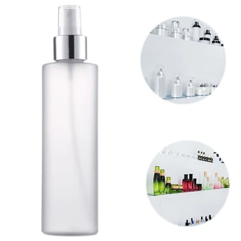 200ml Tomme Genpåfyldelige Plast Spray Flaske Krat Matteret Fin Tåge Parfume Aluminium Forstøver Kosmetiske Container Bærbare
