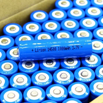 2018 ICR14500 1000 mAh 3,7 V Li-ion Genopladeligt Batteri, Til LED Lommelygte Lithium batteri Celle