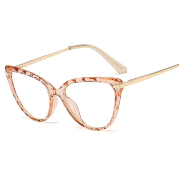 2020 Mode-Cat Eye Briller Ramme Computer Beskyttelsesbriller Kvinder Mænd Anti Blå Lys Fladskærms Gennemsigtige Briller Af Høj Kvalitet