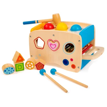 2020 Ny Musik Instrument Toy Ramme Af Træ Xylofon Børn Børn Legetøj Baby Pædagogisk Legetøj Gaver Med 2 Køller