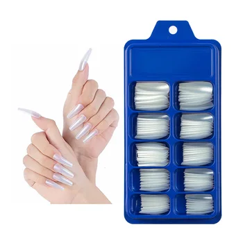 2020 ny stil OEM nail salon leverandører tryk på negle Engros pris med gratis prøve af god kvalitet Kisten Falsk NailsHot salg