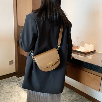 2020 vinter nye skuldertaske damer afslappet messenger taske mode mobiltelefon taske mini sadel taske luksus kvinders taske