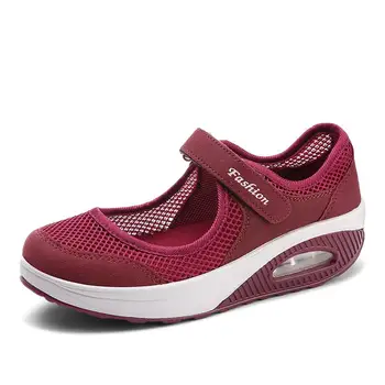 2021 Foråret Rød Kvinder Vulcanize Sko Casual-Sneakers Kvindelige Bløde Fladskærms For Dame Letvægts Åndbar shoes de mujer shoes