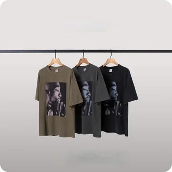 2021 Hip Hop Funko Pop Rapper 2PAC Print Retro TShirt Vaske Mænd Kort Ærme Bomuld Kvinder T-Shirt i Overstørrelse Homme Camisetas Hombre