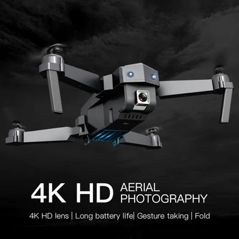 2021 NYE SG107 Mini Drone med 4K HD-WIFI 1080P FPV Kamera 2,4 GHZ Optisk Flow Sammenklappelig Quadrocopter Helicopte Legetøj VS E58 E68