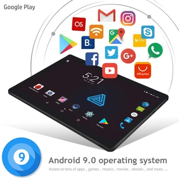 2021 Nye 10 Tommer Tablet 4G LTE 8GB RAM 128GB ROM 1280*800 IPS HD-Skærm, Android 9.0 WIFI GPS-Gratis Fragt Børn Tablet