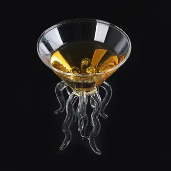 2021 Nye Blæksprutte Cocktail Glas Gennemsigtige Vandmænd Glas Kop Juice Glas