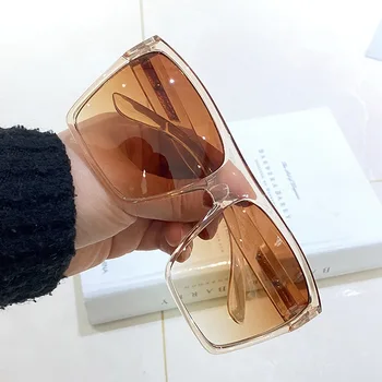 2021 Nye Firkantede Solbriller Kvinder Brand Designer Retro Spejl Mode Solbriller Vintage Nuancer Lunette De Soleil Femme