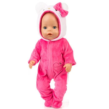2021 Nye Hot Salg Passe 18 tommer Nye Baby Born Dukke Tøj, Tilbehør Pink Blå Rød Enhjørning Tøj Til Baby Fødselsdag Gave