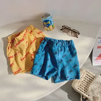 2021 Nye Hot Summer Børn Shorts Dreng Pige Barn Harem Bogstaver Påtrykt Bukser Løs Børn Tøj, Baby Buksetrold Sports Tøj