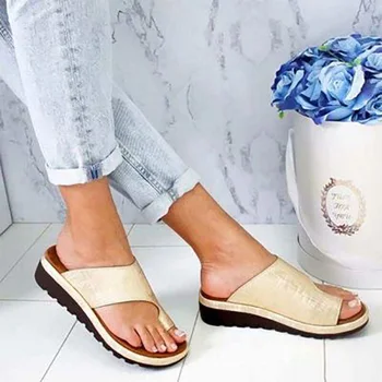 2021 Nye Kvinder Komfortabel Platform Flade Sandaler Fashion Kvinder Casual Sandaler Ortopædisk Sandaler, Sko Gratis Forsendelse 41