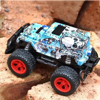 2021 Nye Trådløse Fire-vejs Fjernbetjening Off-road Køretøj Model Graffiti Toy Bil Personlig Barn Gave Детские Игрушки