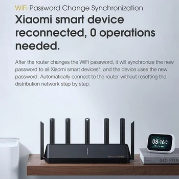 2021 Nye Xiaomi MI AX6000 AIoT Router WiFi 6 Router 6000Mbs 4K-QAM VPN 512MB MU-MIMO Qualcomm CPU Mesh Wireless Wifi Repeater