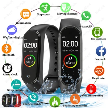 2021 Smart Ur Mænd Kvinde Smartwatch Blodtryk pulsmåler Fitness Armbånd Smarte Ure Til iPhone Xiaomi Android