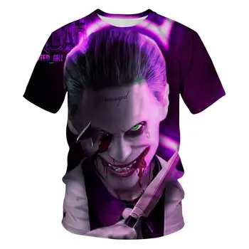 2021 Sommeren Nyeste Klovn 3D Printet T-Shirt Joker Mode Afslappet Mænd T-shirt Klovn Korte Ærmer Streetwear Oversized T-shirt