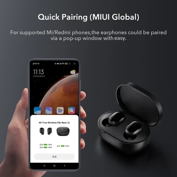 2021 Xiaomi Redmi Airdots 2s øretelefon Mi Ægte Trådløse Øretelefoner Grundlæggende 2s BT 5.0 Øretelefon TWS Mic Gaming Mode På Lager