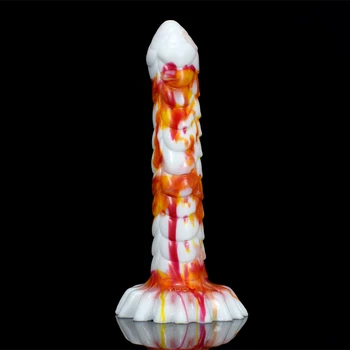 2021 nye dyr dildo Vestlige Mytiske Bæst stil farverige lang penis sugekop silikone anal plug masturbator voksen legetøj