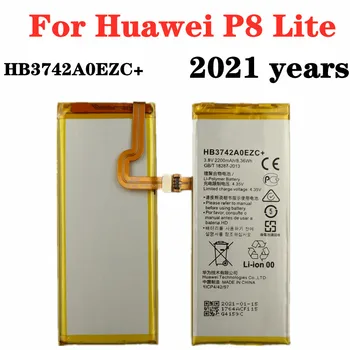 2021 År For OPRINDELIGE HUAWEI HB3742A0EZC+ BATTERI til Huawei P8 Lite Telefonens Batteri 2200mAh