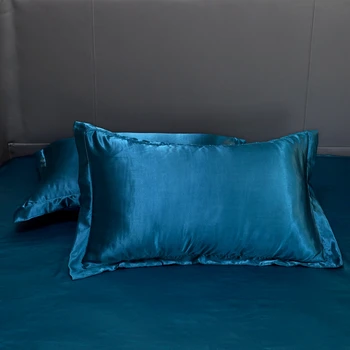 2021NEW Rayon Strøelse Sæt King Size Duvet Cover Sæt High-End Solid Farve Bed Cover Sæt 2stk/3Pcs/4stk