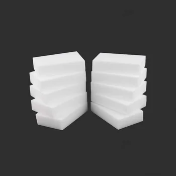 20PCX Melamin Svamp White Magic Sponge Viskelæder Melamin Renere Multi-Funktionelle Øko-Venligt Køkken Magic Eraser 100*60*20mm