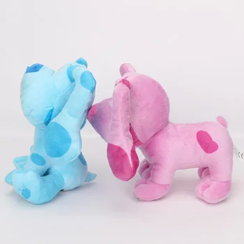 20cm Blue ' s Clues & Dig! Sækkestol Bløde Dukke Blå Pink Hund Bløde tøjdyr Søde Jul Børn, Blue ' s Clues Plys Legetøj Dukke