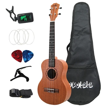 26 Tommer Ukelele Tenor Sapele Akustisk Guitaar Mini Hawaii Fuld Kits Ukulele, Guitar for Begyndere Børn